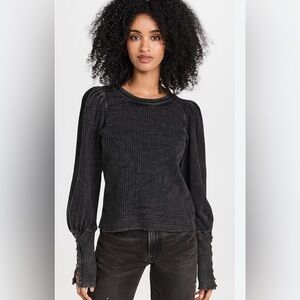 Free People Wesley Thermal Top Size Large